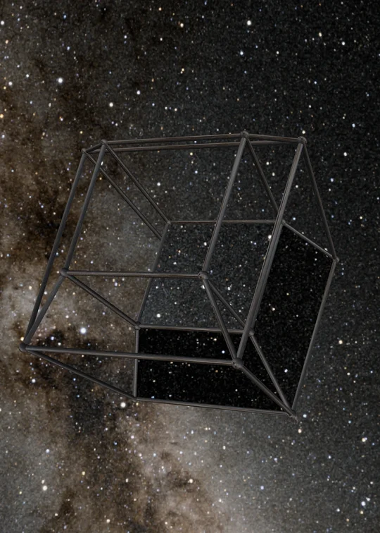 Cosmic Water Hypercube – Chrome Cell