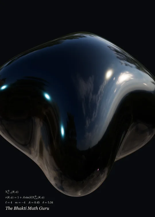 Obsidian Spherical Harmonic – Alpine Reflections · Degree 4, Order -4